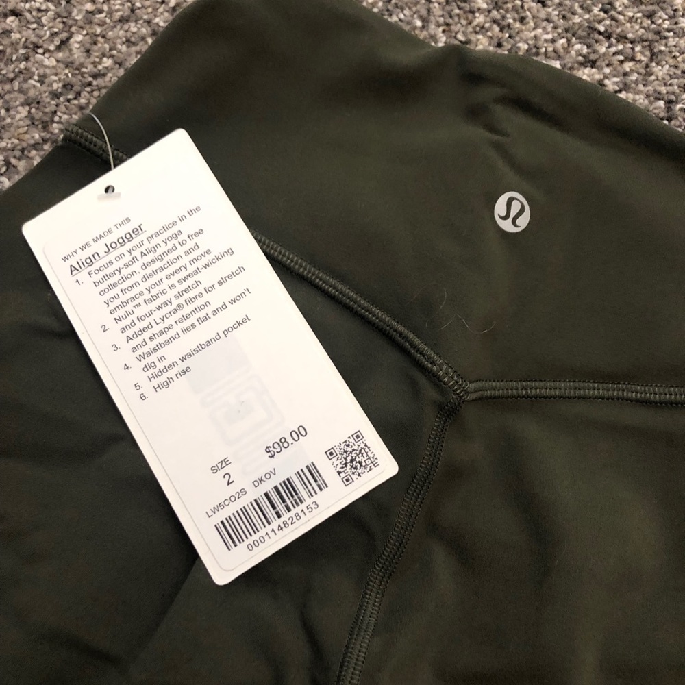 Size 2 align joggers